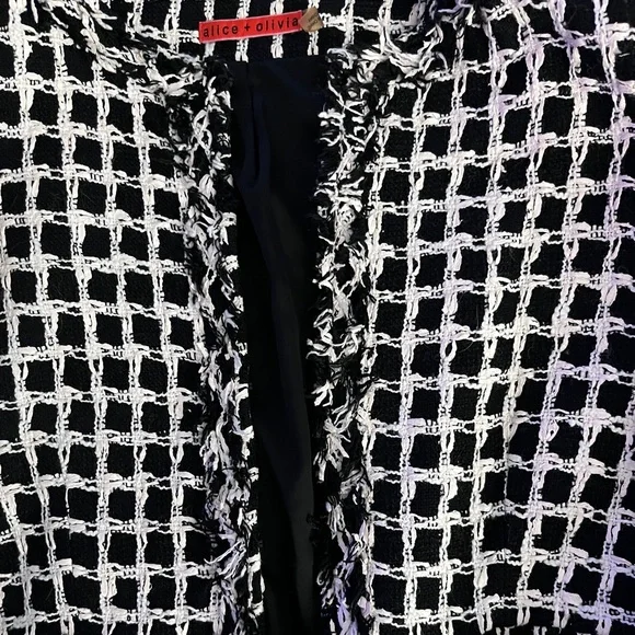Plaid Print Evening Jacket - Picture 6 of 9